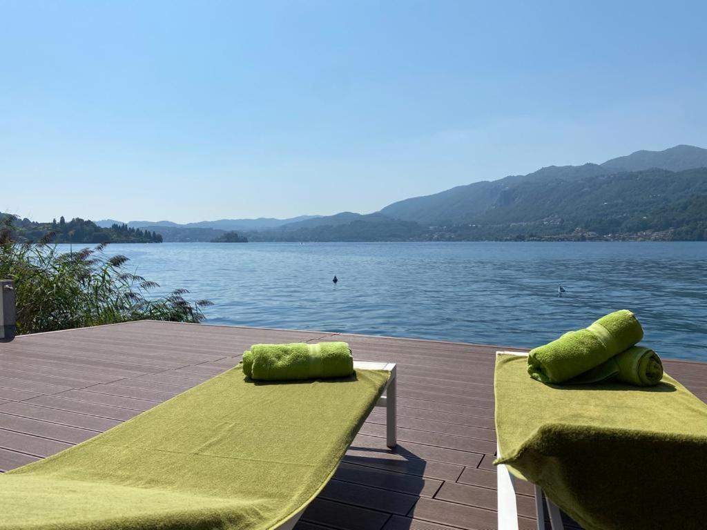 La Playa Cottage Con Spiaggia Privata Pettenasco Extérieur photo
